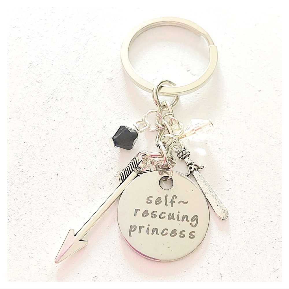 Personalized Self Rescuing Princess Strong Woman